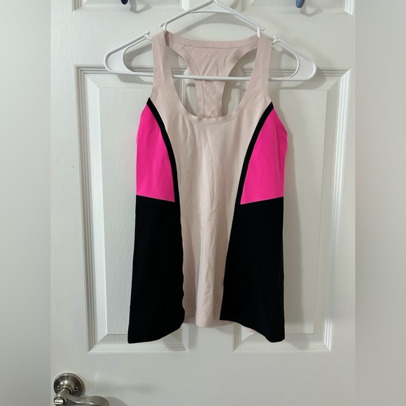 Lululemon color block racerback tank top - Picture 1 of 7